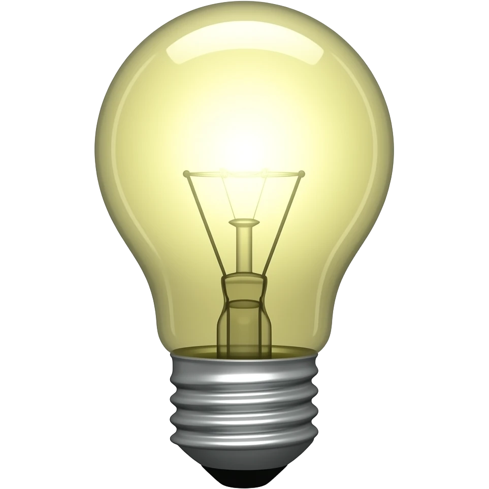 bulb emoji
