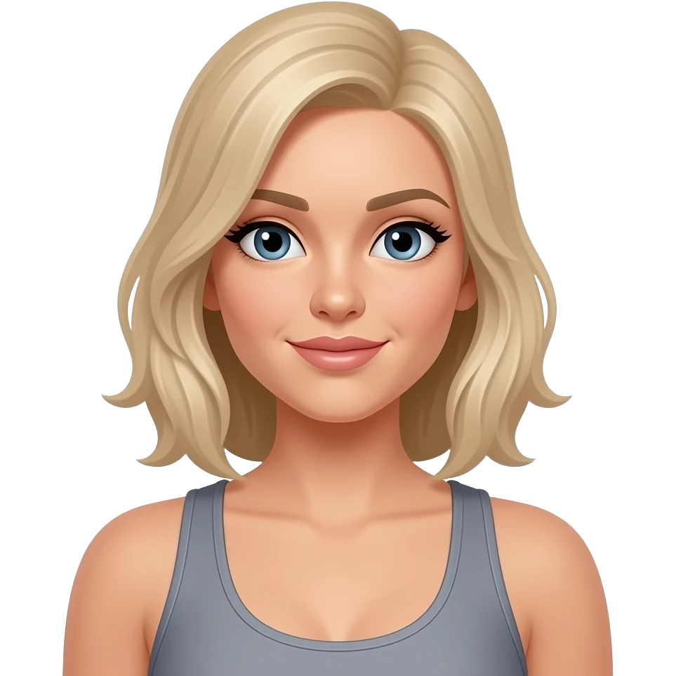fitness girl beuge emoji