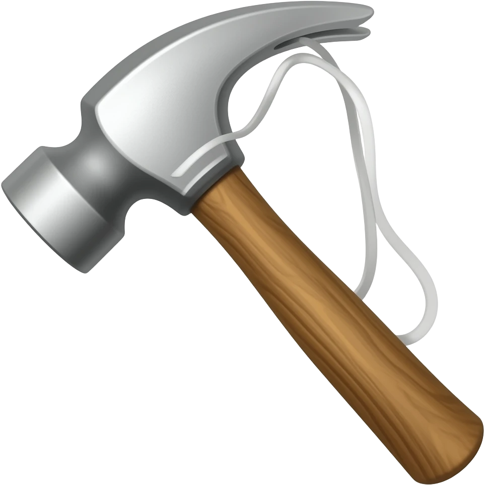 Hammer lighting emoji