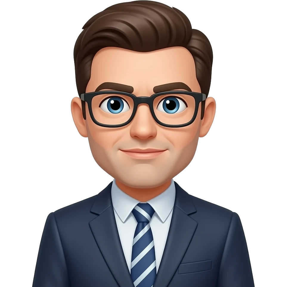 5. Nigel the Passive Aggressive Boss    Fake polite office manager judging the user. emoji