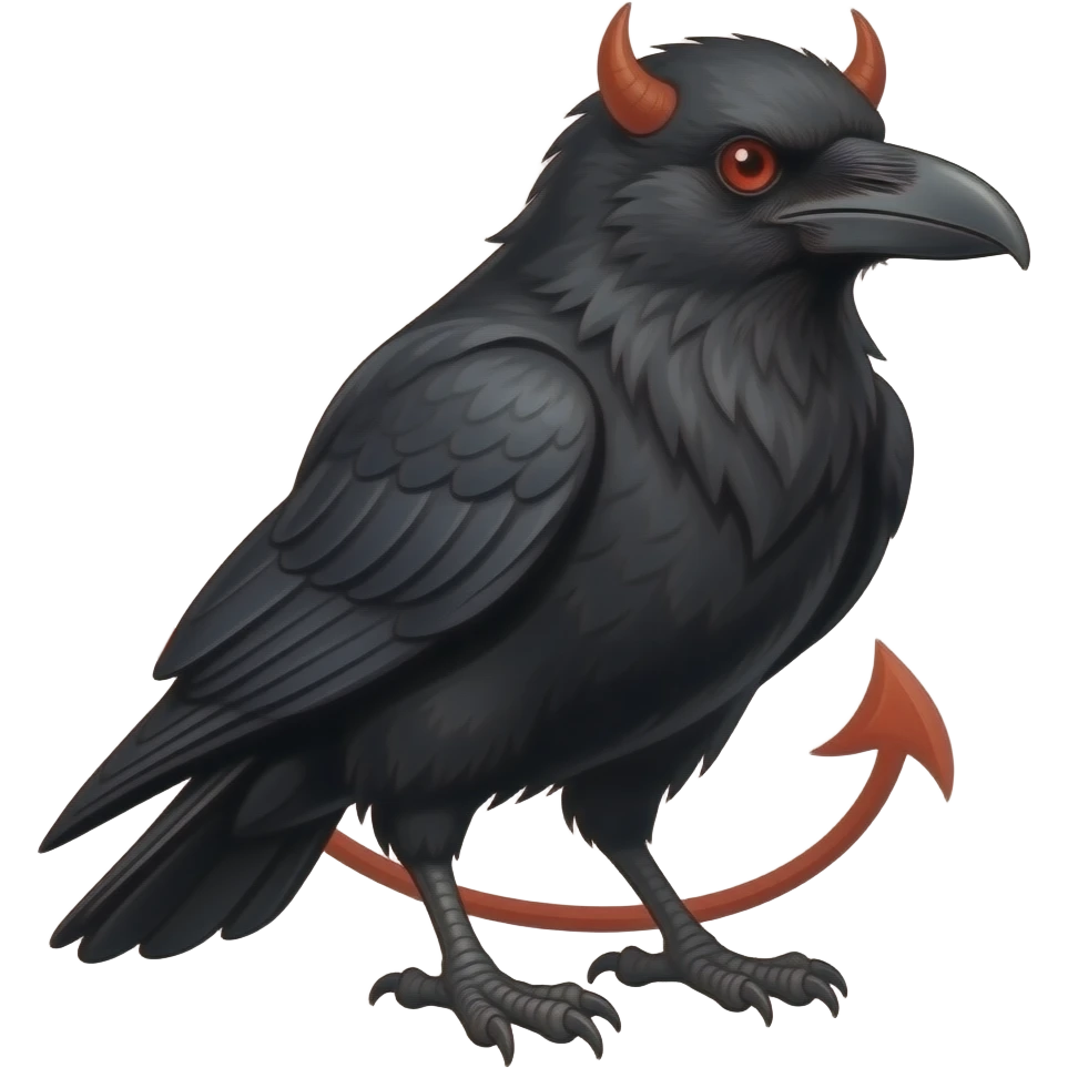 Devil Raven emoji