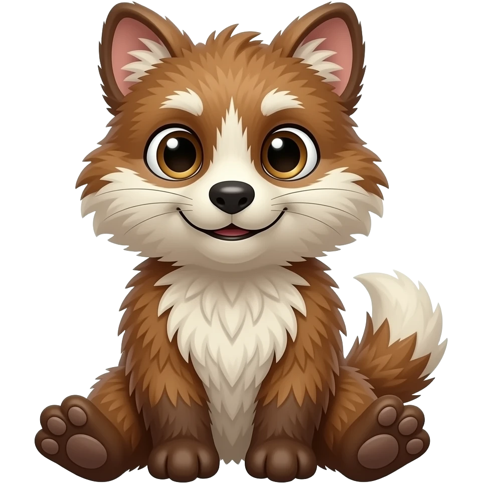 Furry sitting emoji