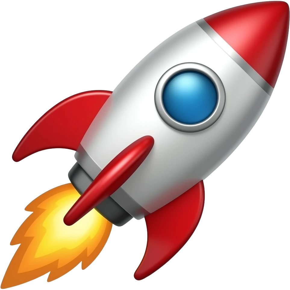 Rocket emoji