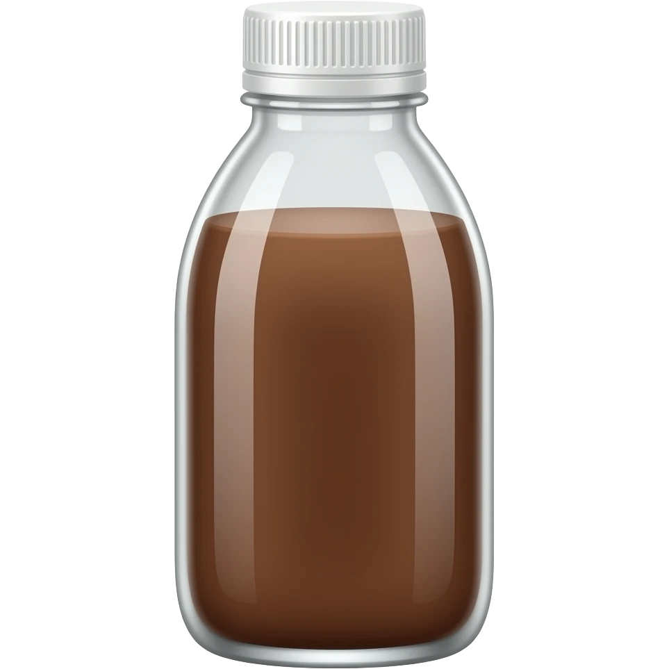 botella de leche achocolatada emoji