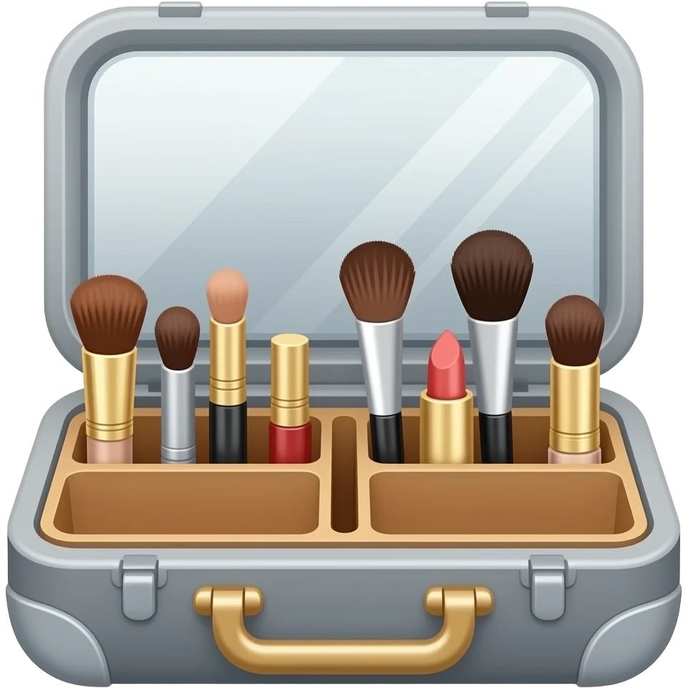 Makeup vanity case emoji