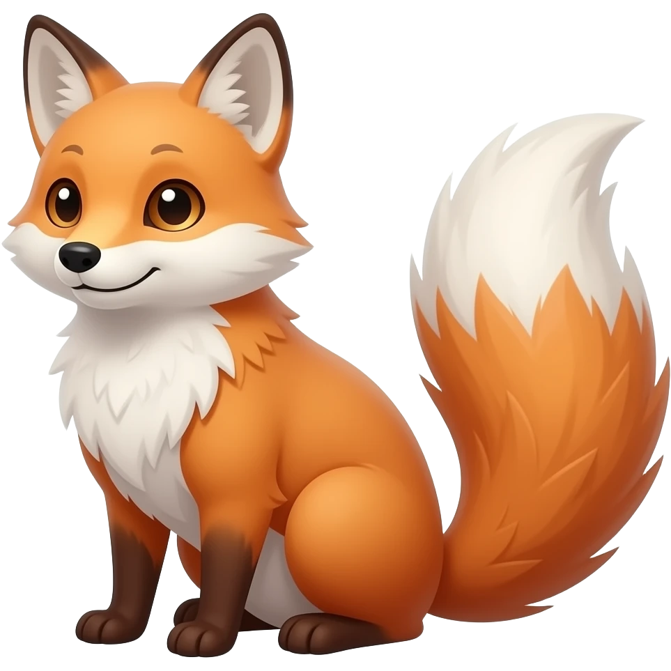 Fox tail emoji