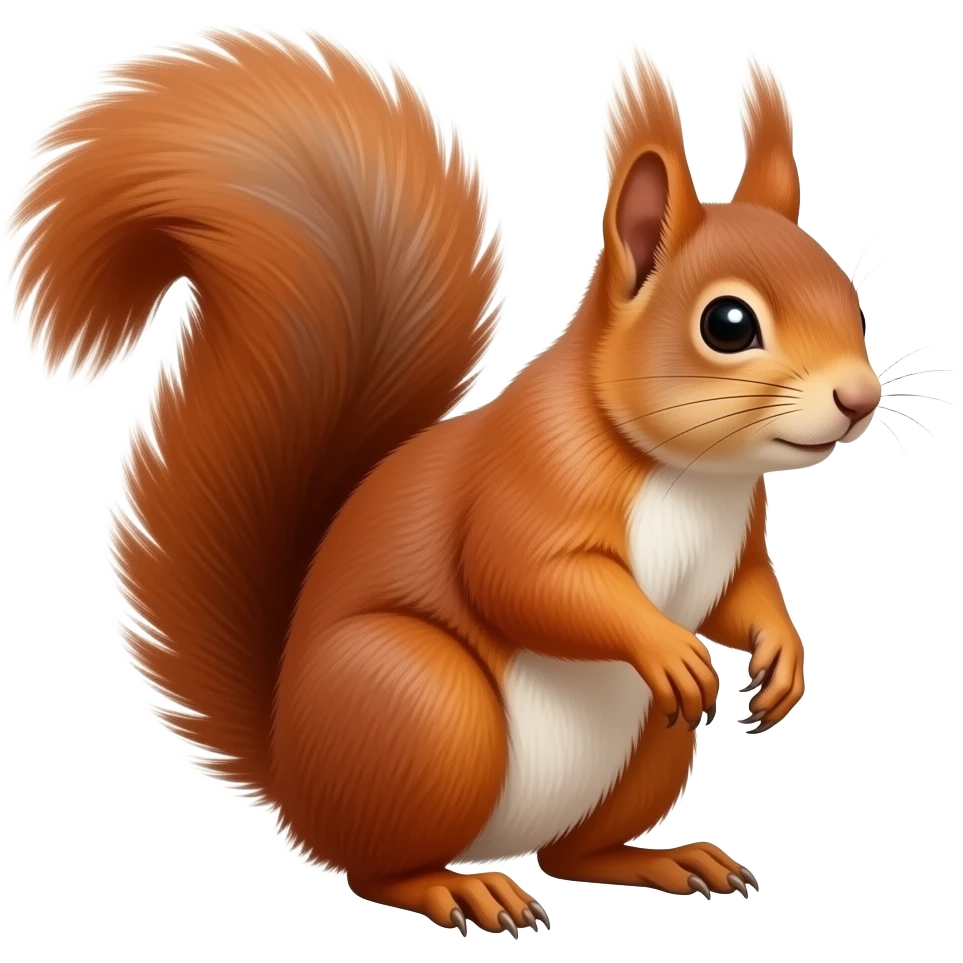 realistic squirrel emoji