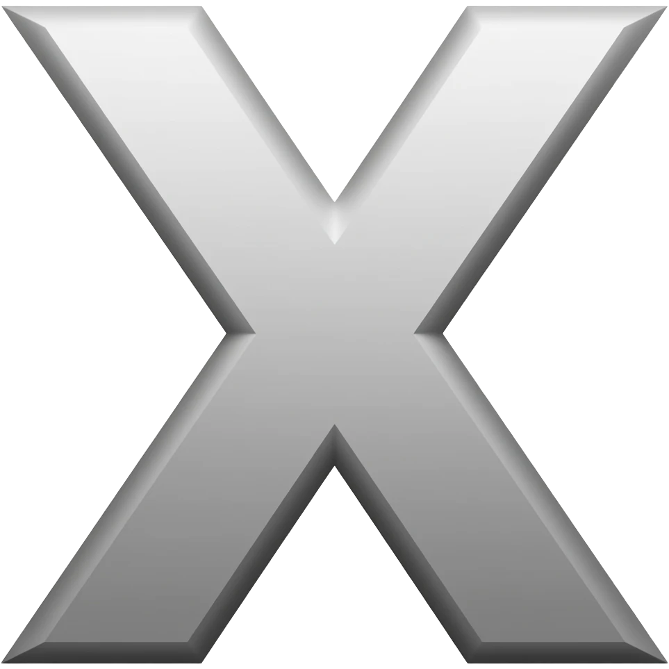X emoji