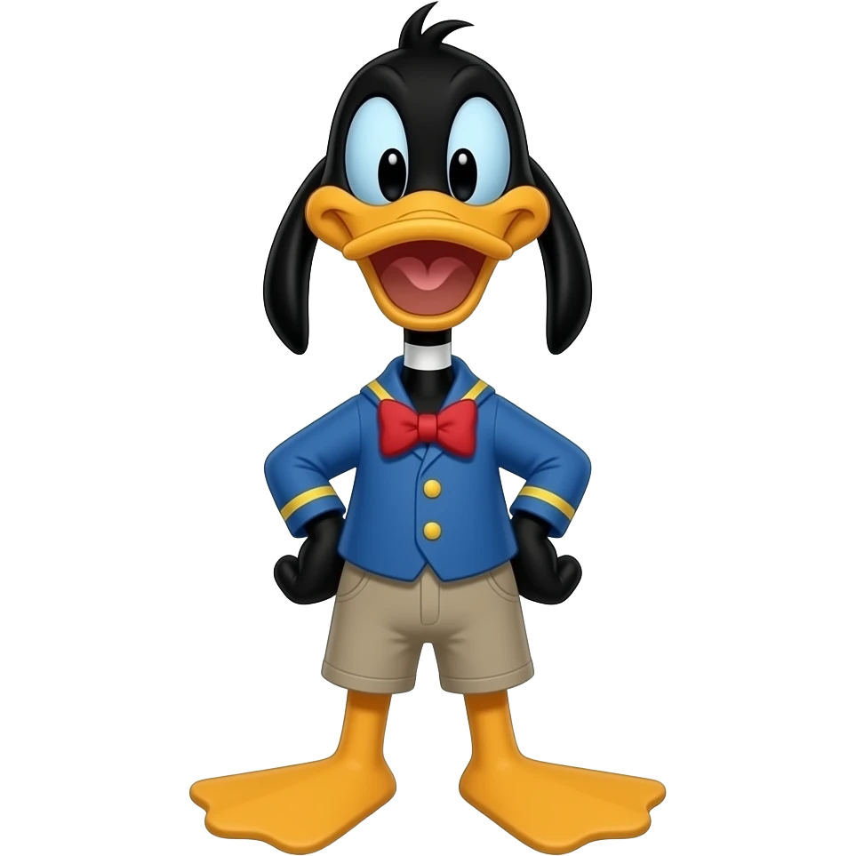 Daffy Duck from Looney Tunes emoji