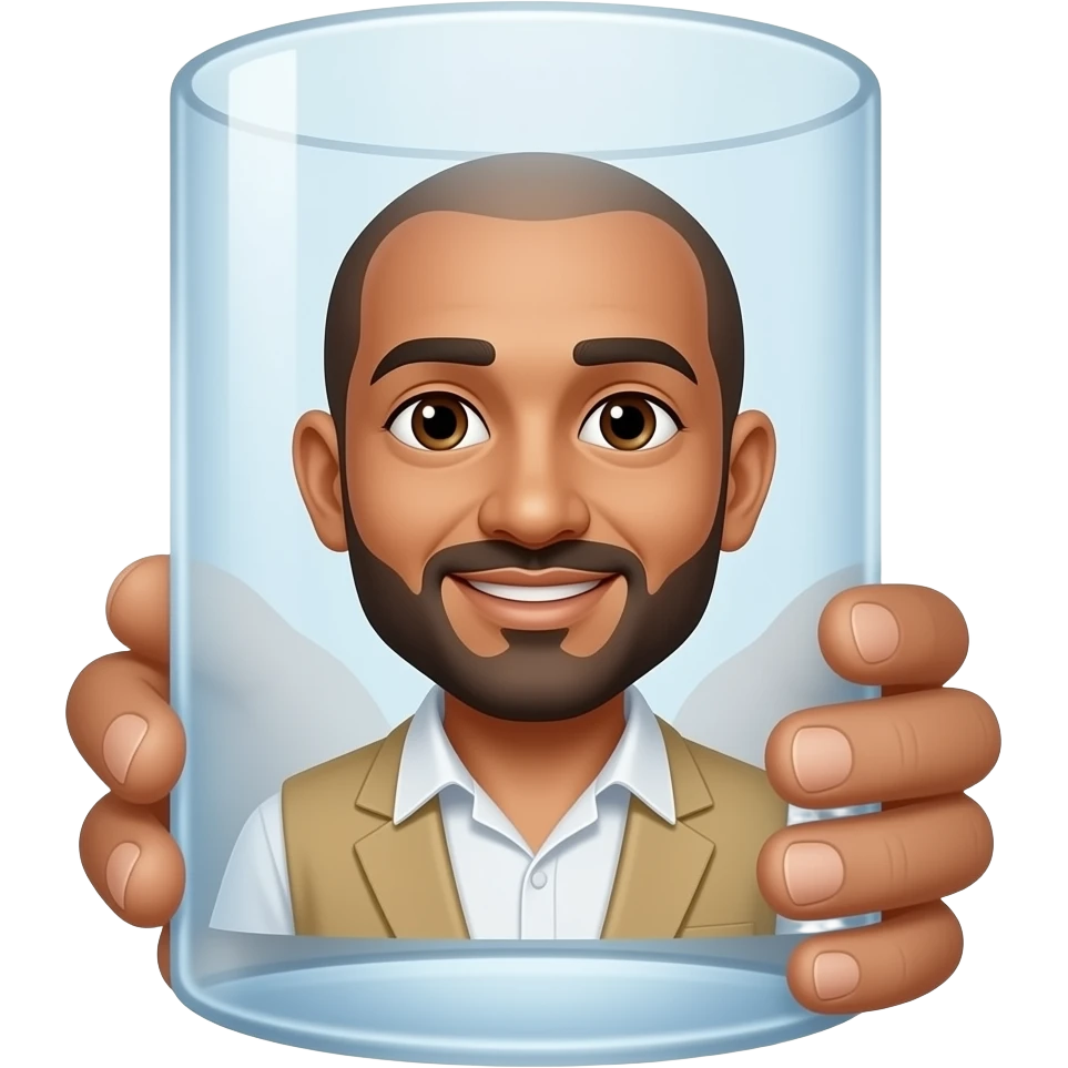 Sattu emoji with a glass emoji