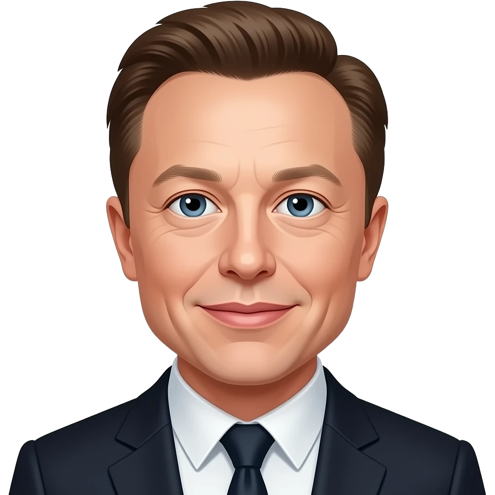 musk hair emoji