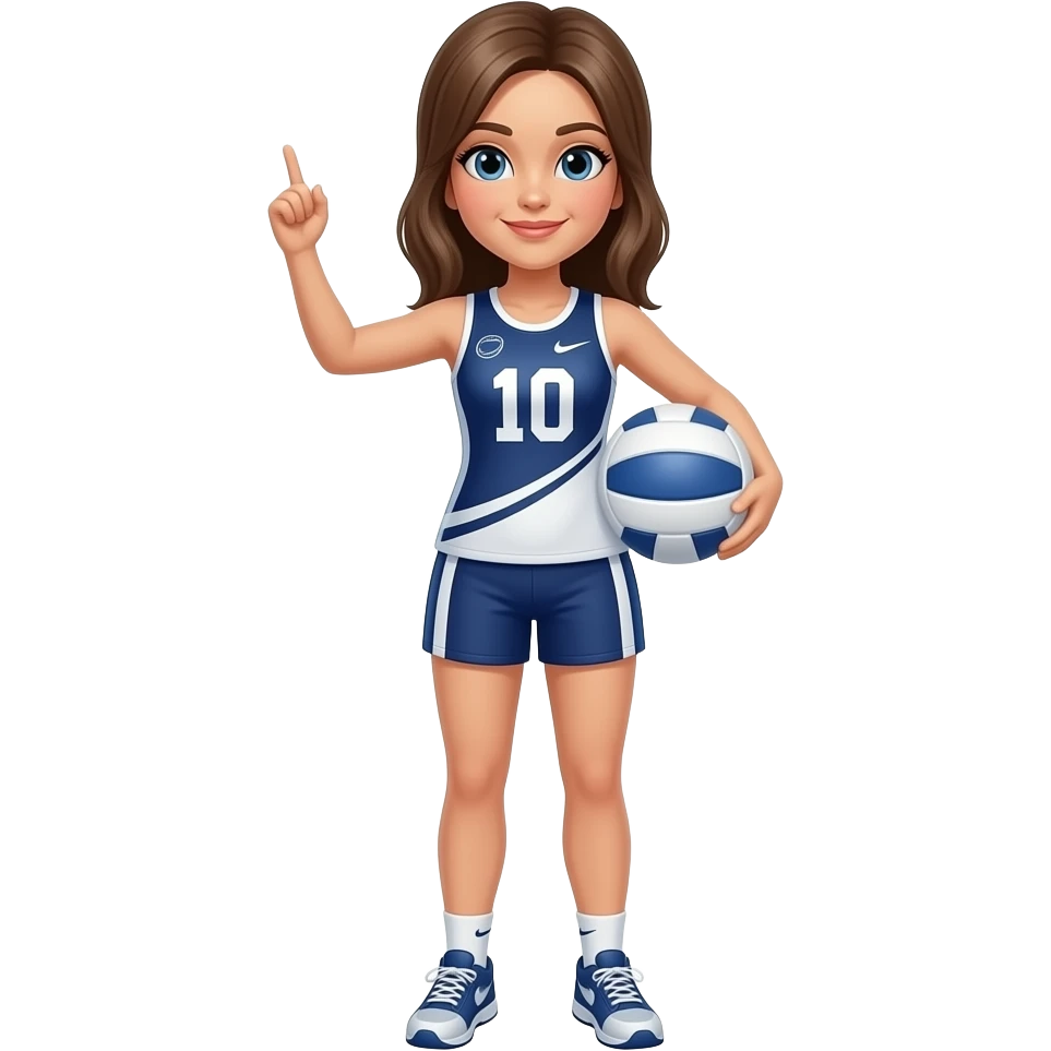 Netball player emoji