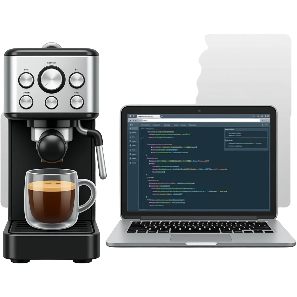 coffeemachine for code emoji