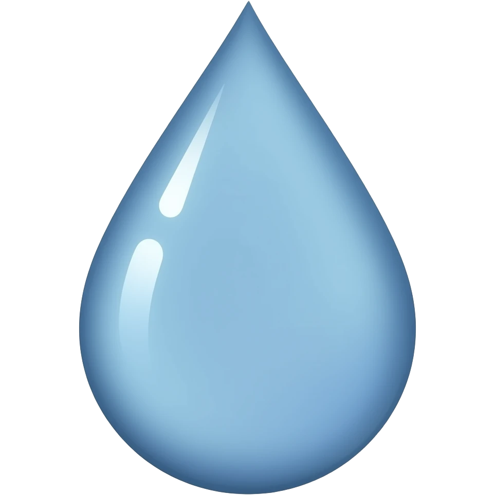 water drop emoji