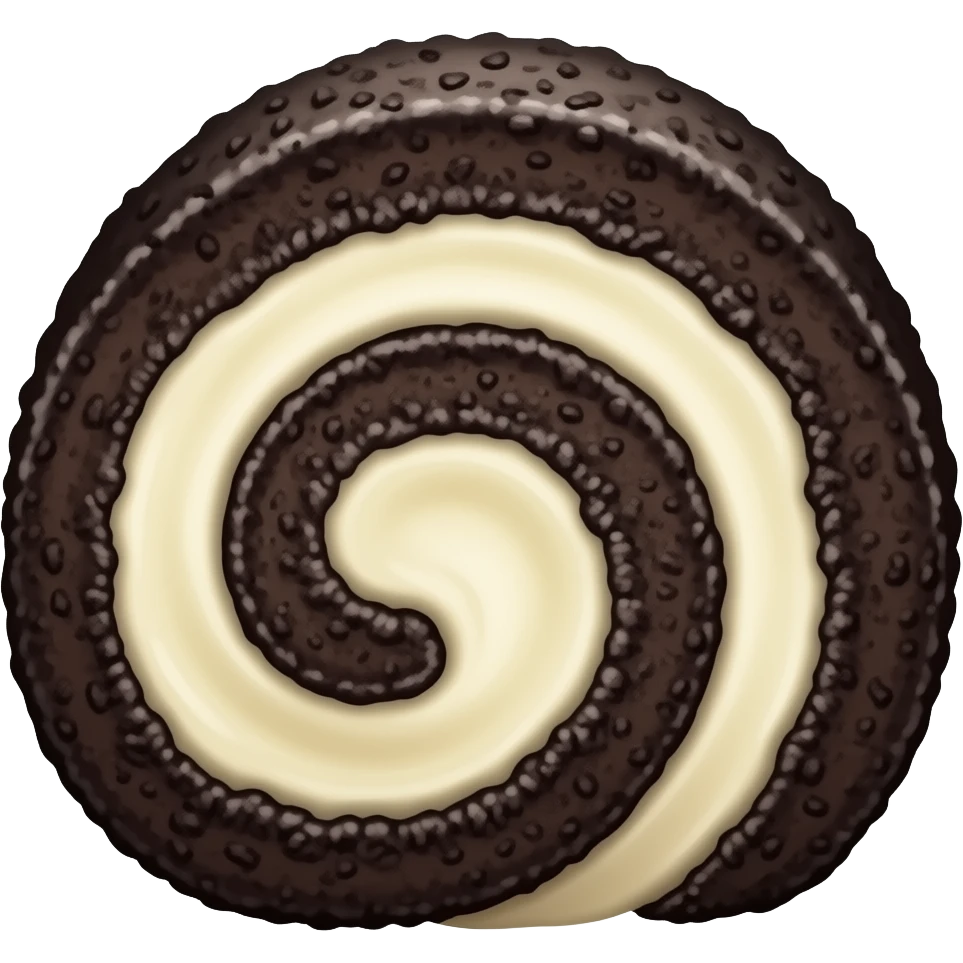 Oreo swiss cake roll emoji