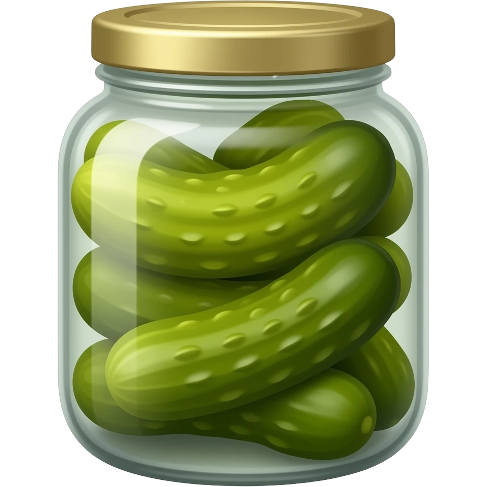 pickles in a jar emoji