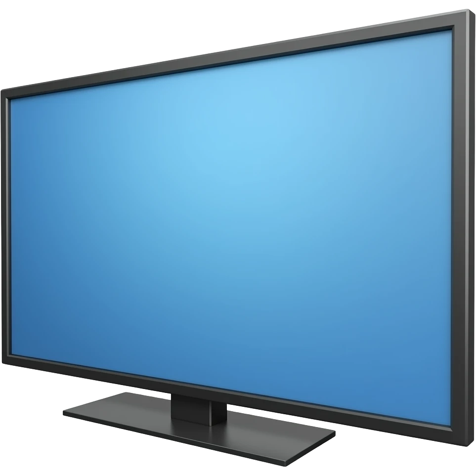 modern TV 3 point perspective emoji