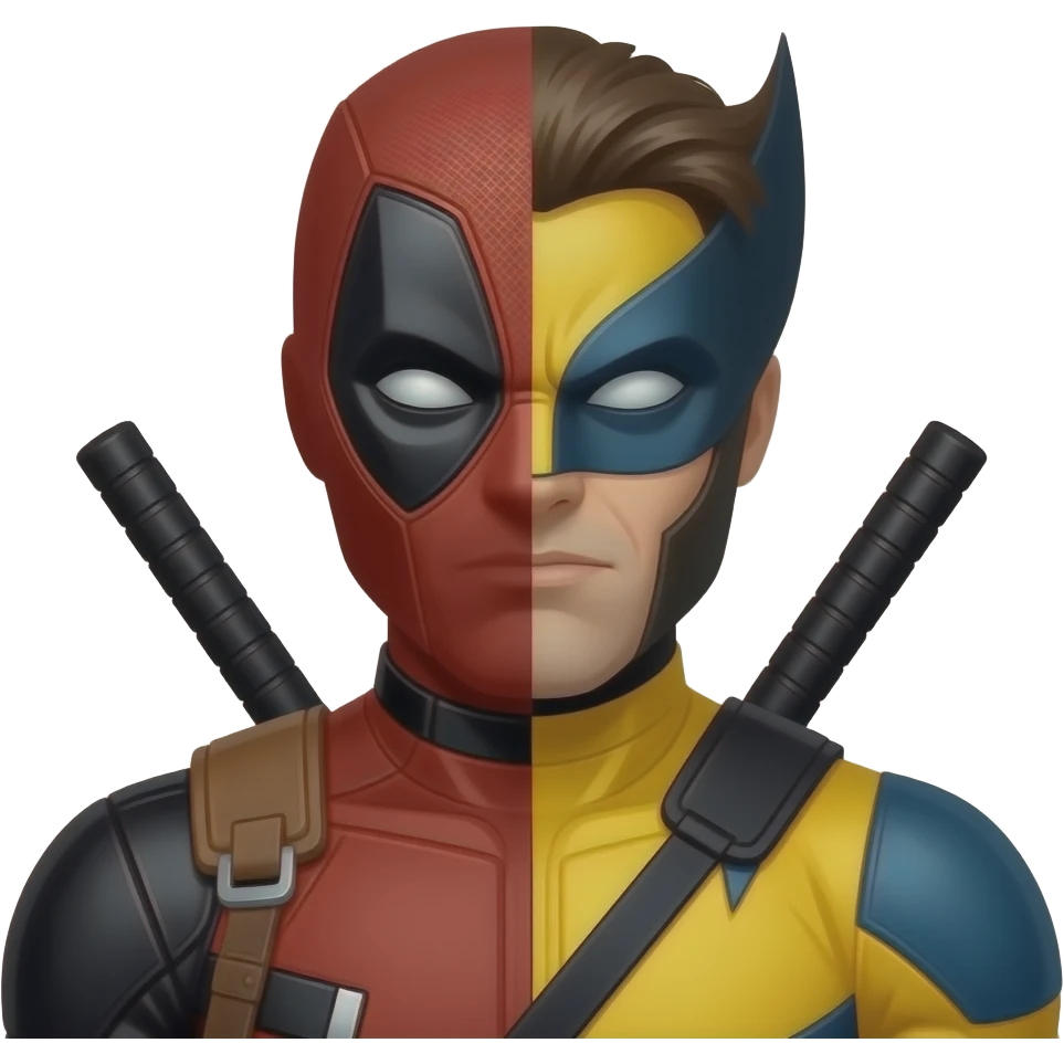 Deadpool and wolverine combined emoji