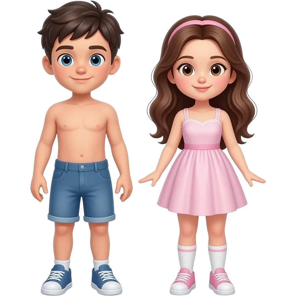 Full body Without cloth boy and girl sex emoji