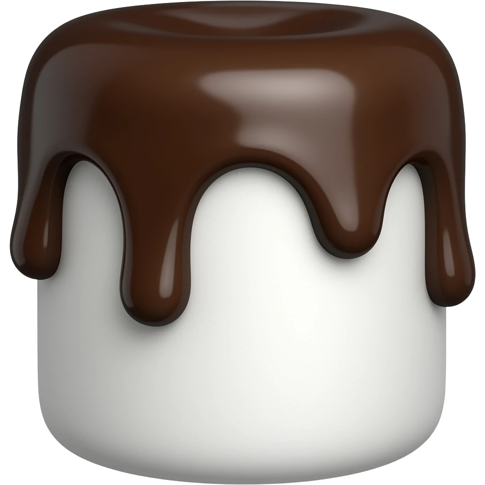 Зефир в «тёмной» глазури emoji