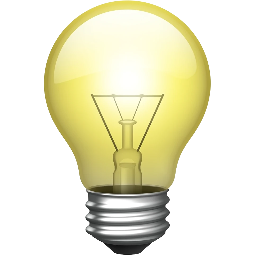 Foco 💡 emoji