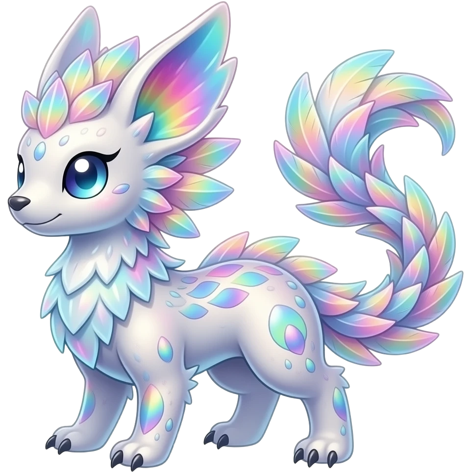Shiny exotic feathery bubbly iridescent pastel glittery sparkling tropical bioluminescent edgy cool Salandit-Salamence-Ekans-Seviper-Rapidash-Salazzle-Fakemon-hybrid emoji