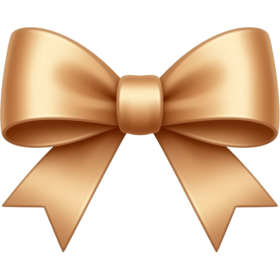 Aethtetic bow emoji
