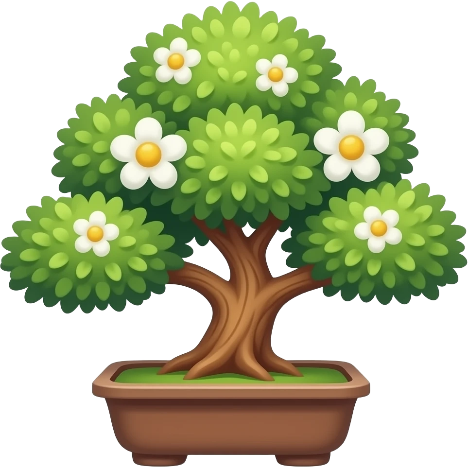 Це бонсай як квітка emoji