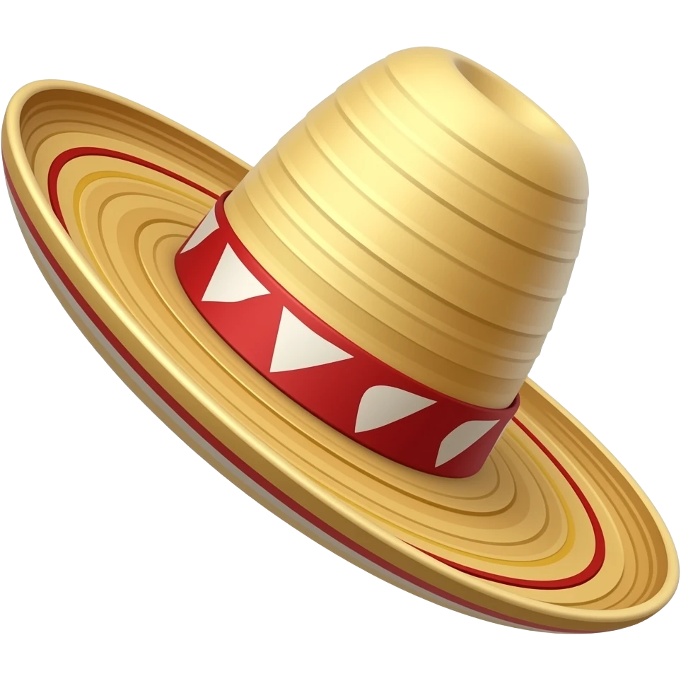 Sombrero volteao emoji
