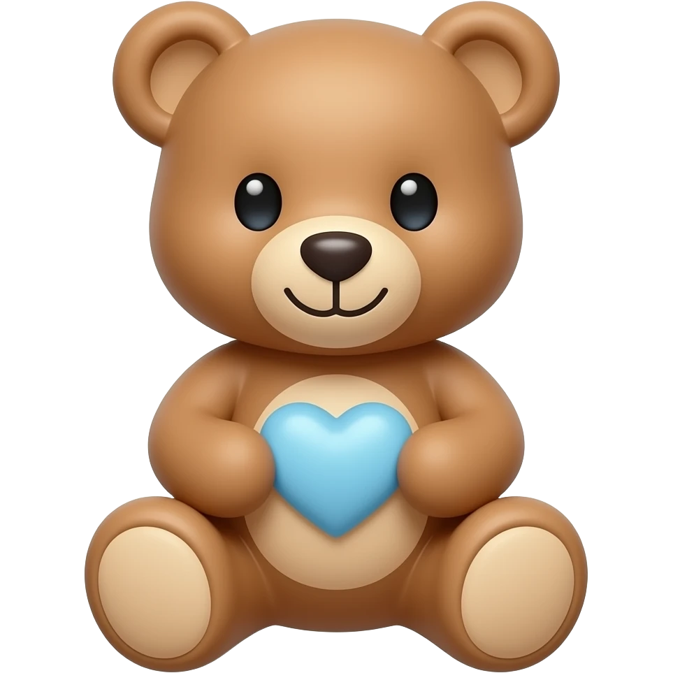 بردار این 🧸خرسرو با با قلب آبی کمرنگ میکس کن یه استیکر بهم بده emoji