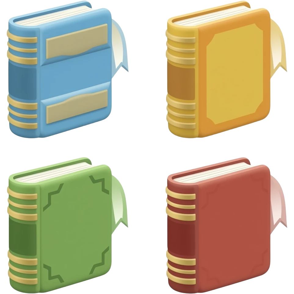 four  books emoji