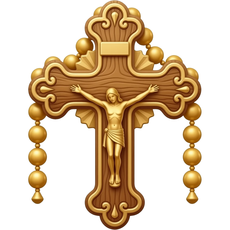 Rosary cross emoji