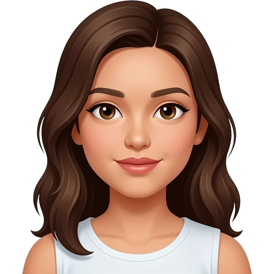 25 year old filipino girl brown hair  closed lips emoji