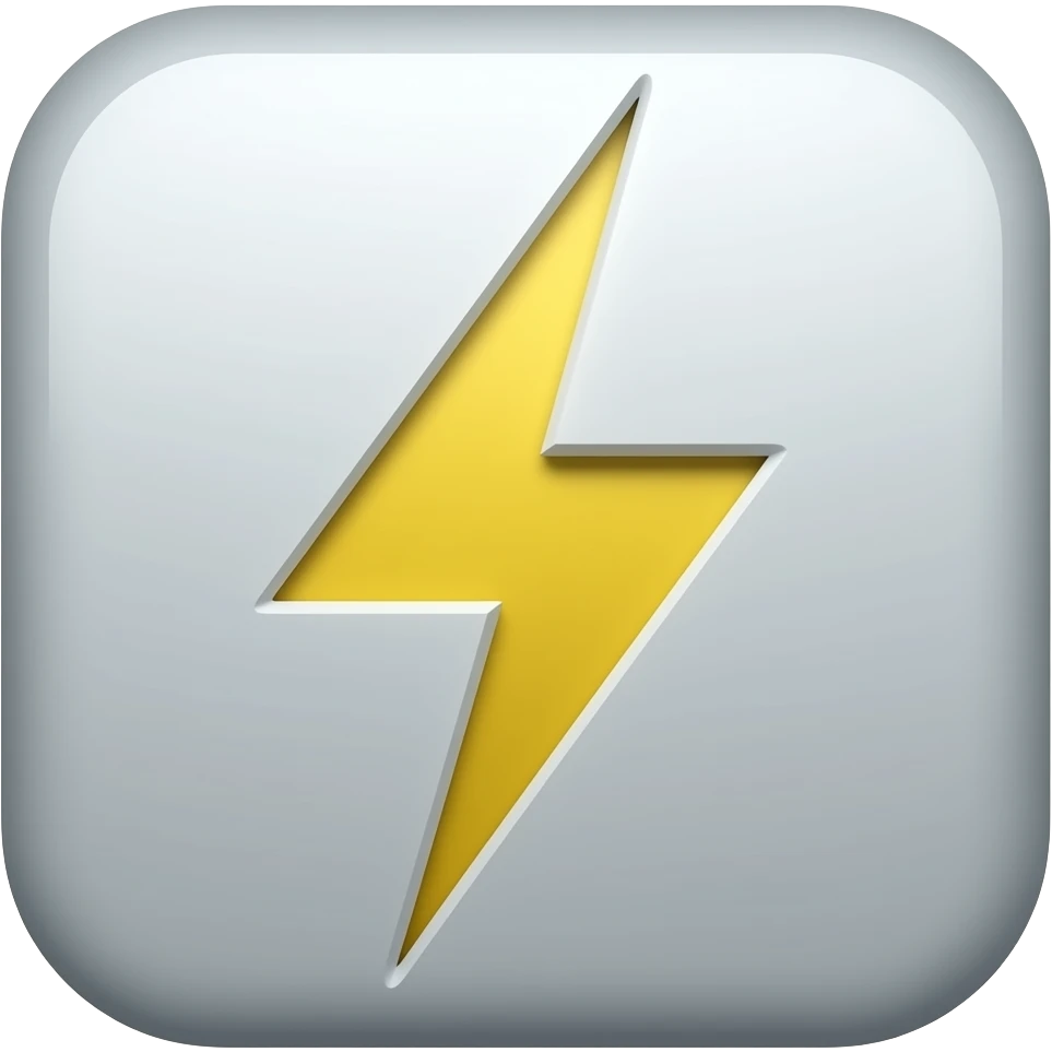 electricity symbol emoji