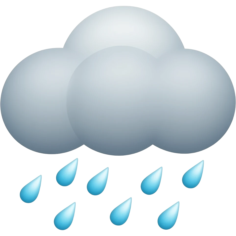 Rain emoji
