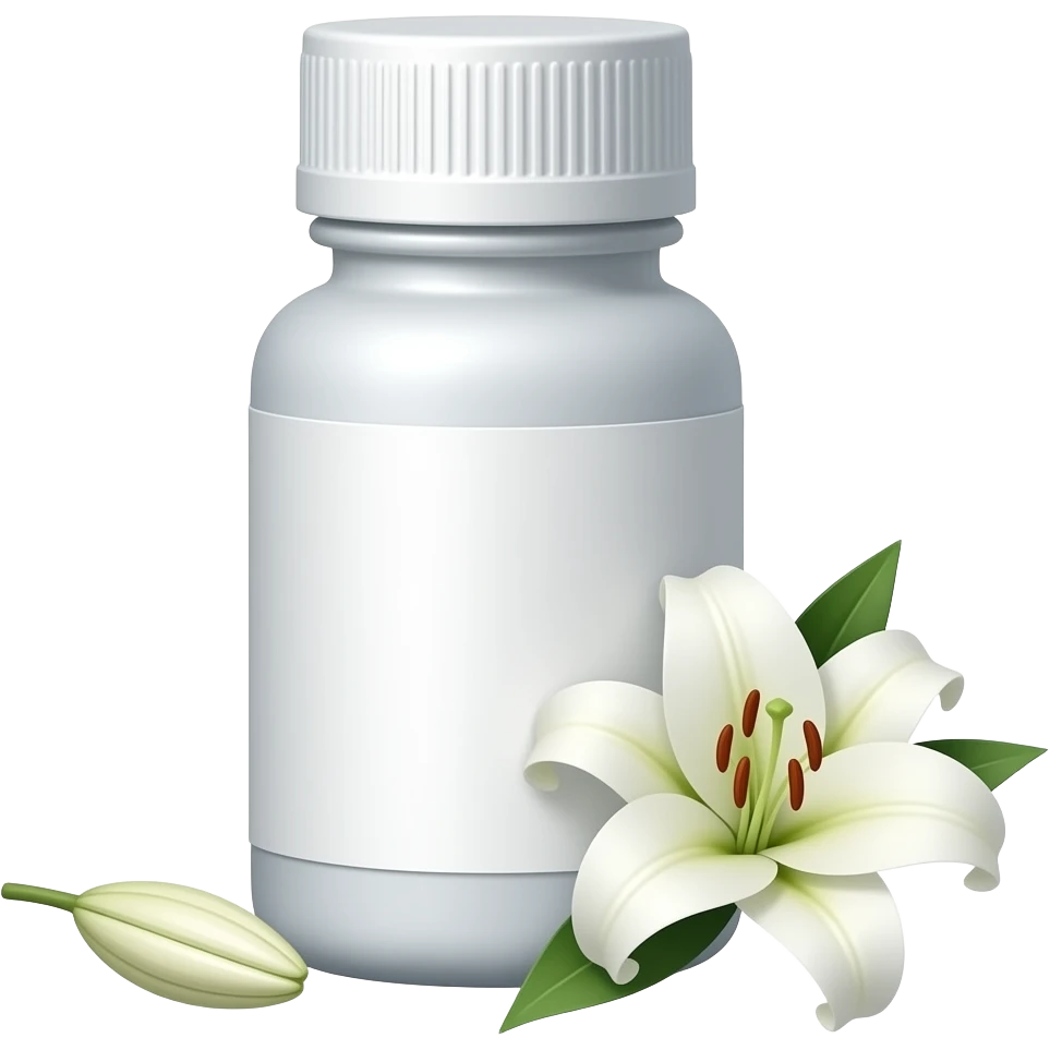 white lily based medicine called Lilen emoji