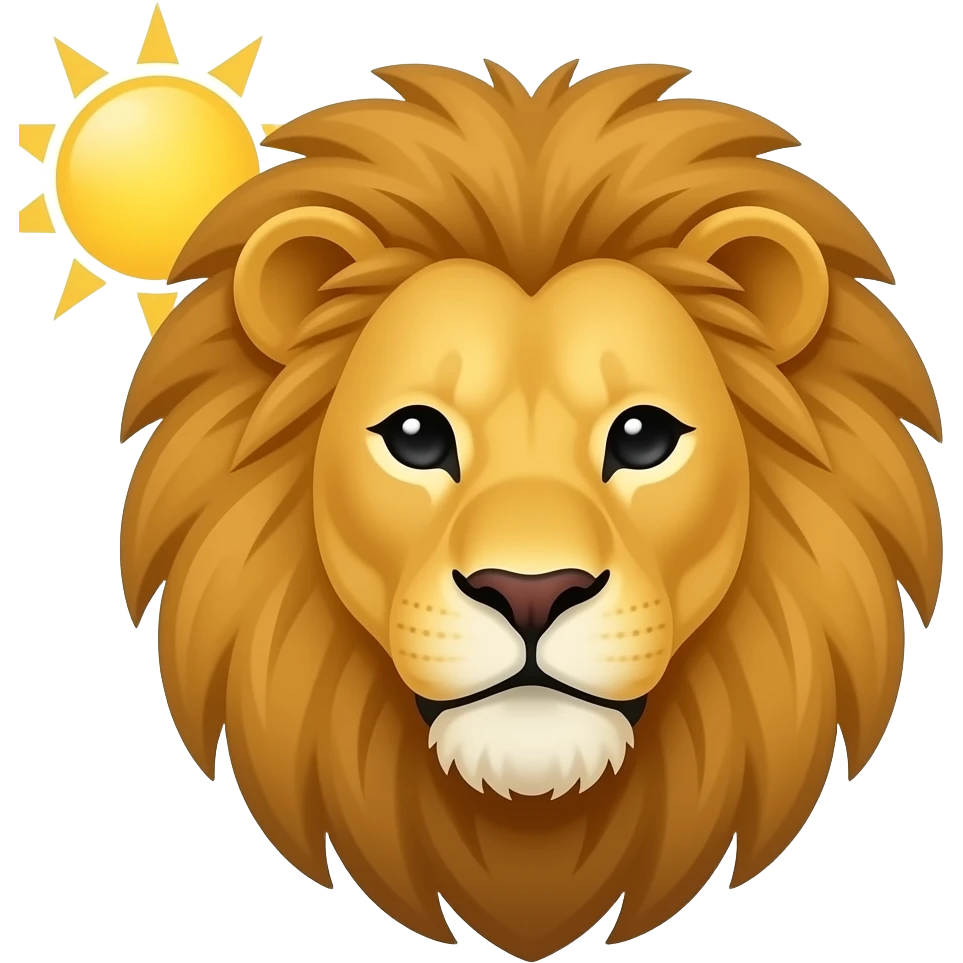 ایموجی شیر و خورشید ایران emoji