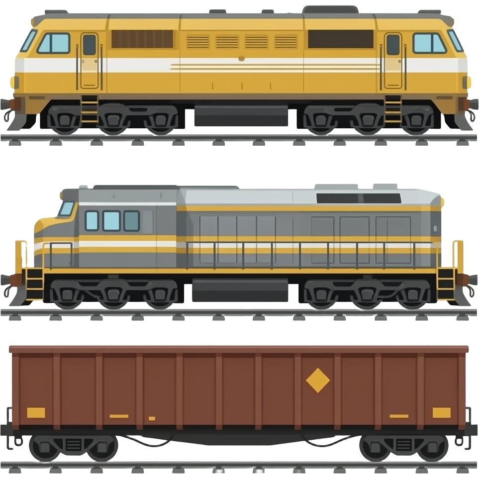 🚂🚃🚃🚃 emoji