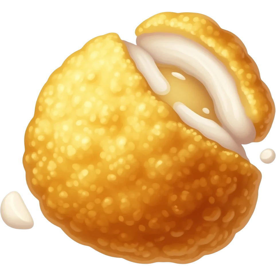 a golden chicken nugget emoji
