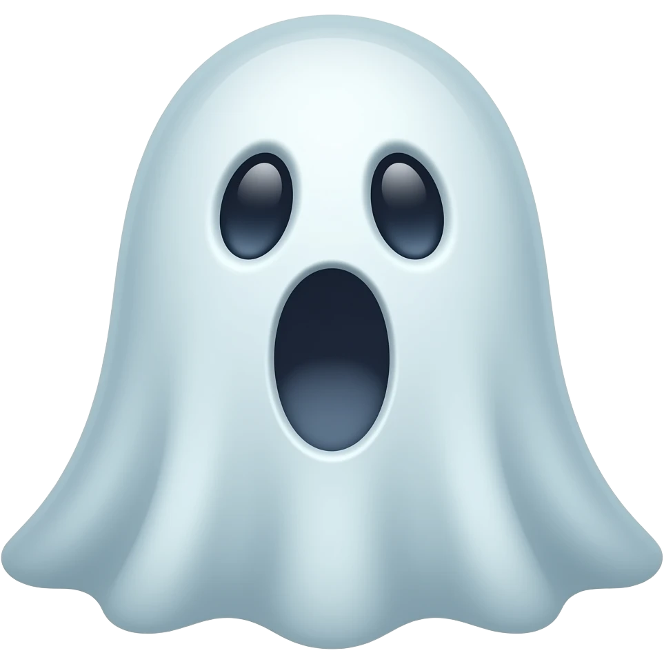 scary ghost saying boo emoji