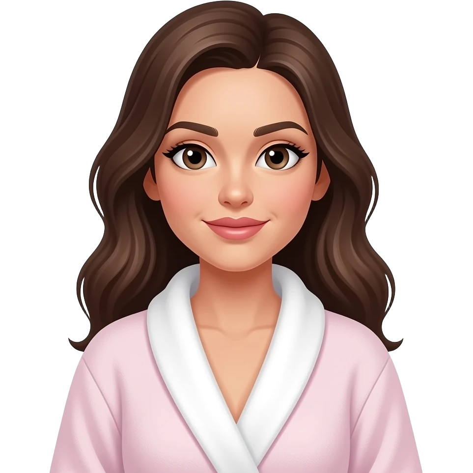 Sexy women’s bath robe emoji