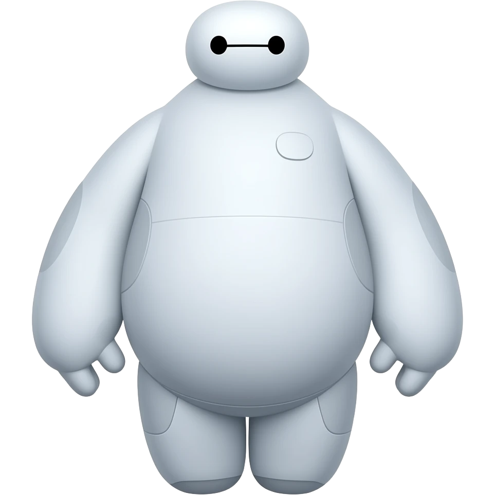 flying baymax emoji