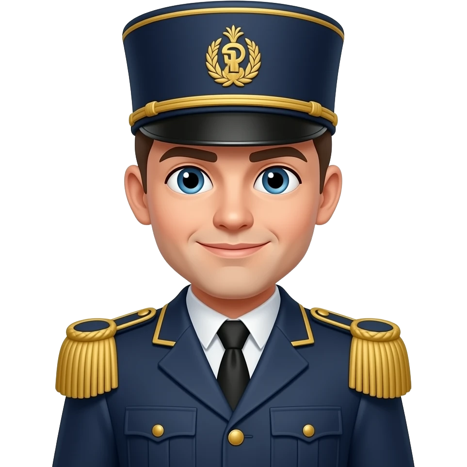 UN GENDARME emoji