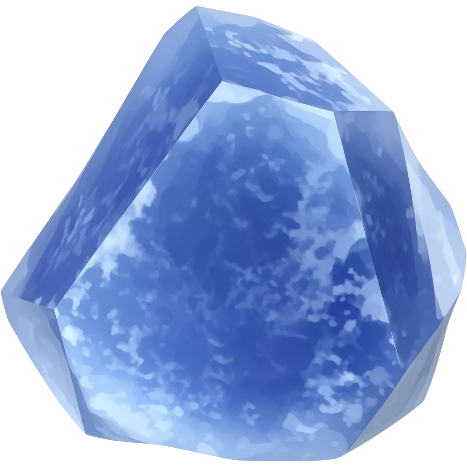 Kyanite dark blue raw gem emoji