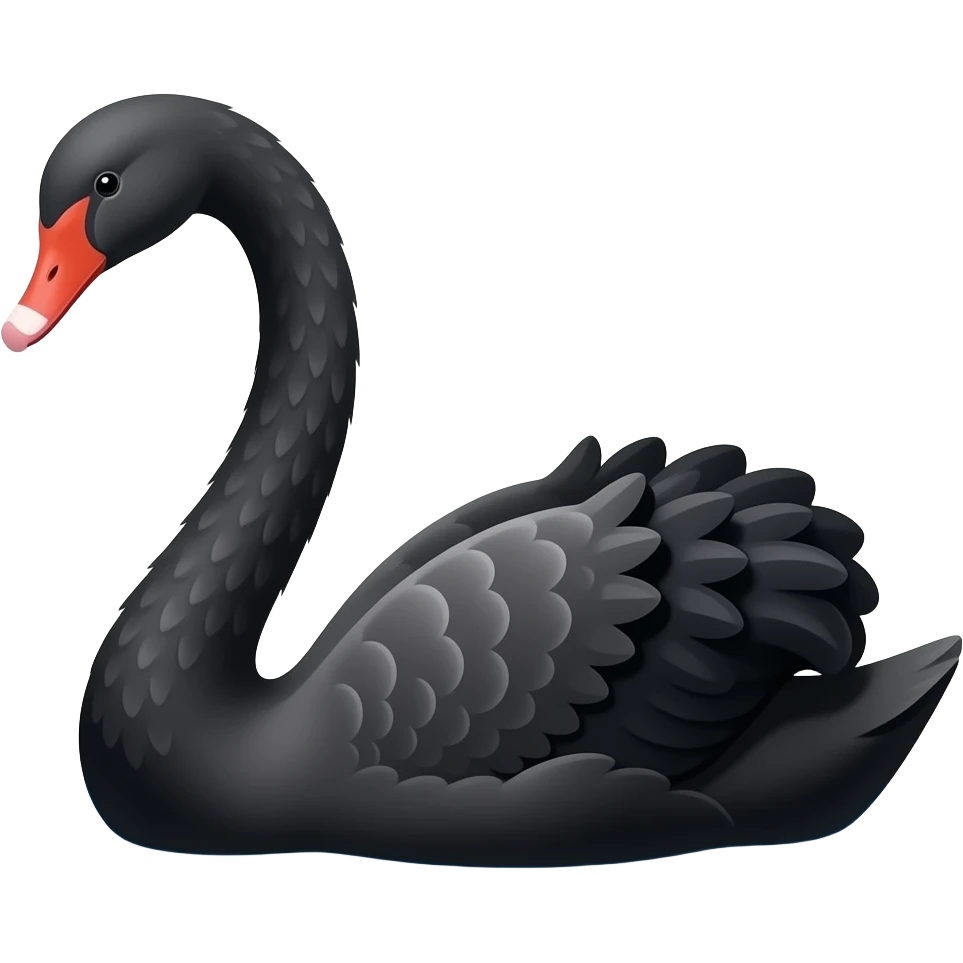 Que sea un cisne negro nada do y que este en 2d emoji