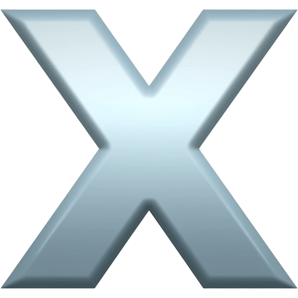 X emoji