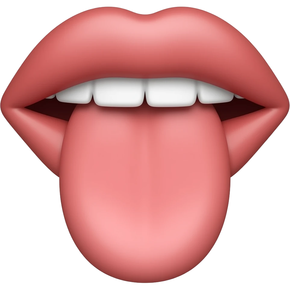 Sucking penis emoji