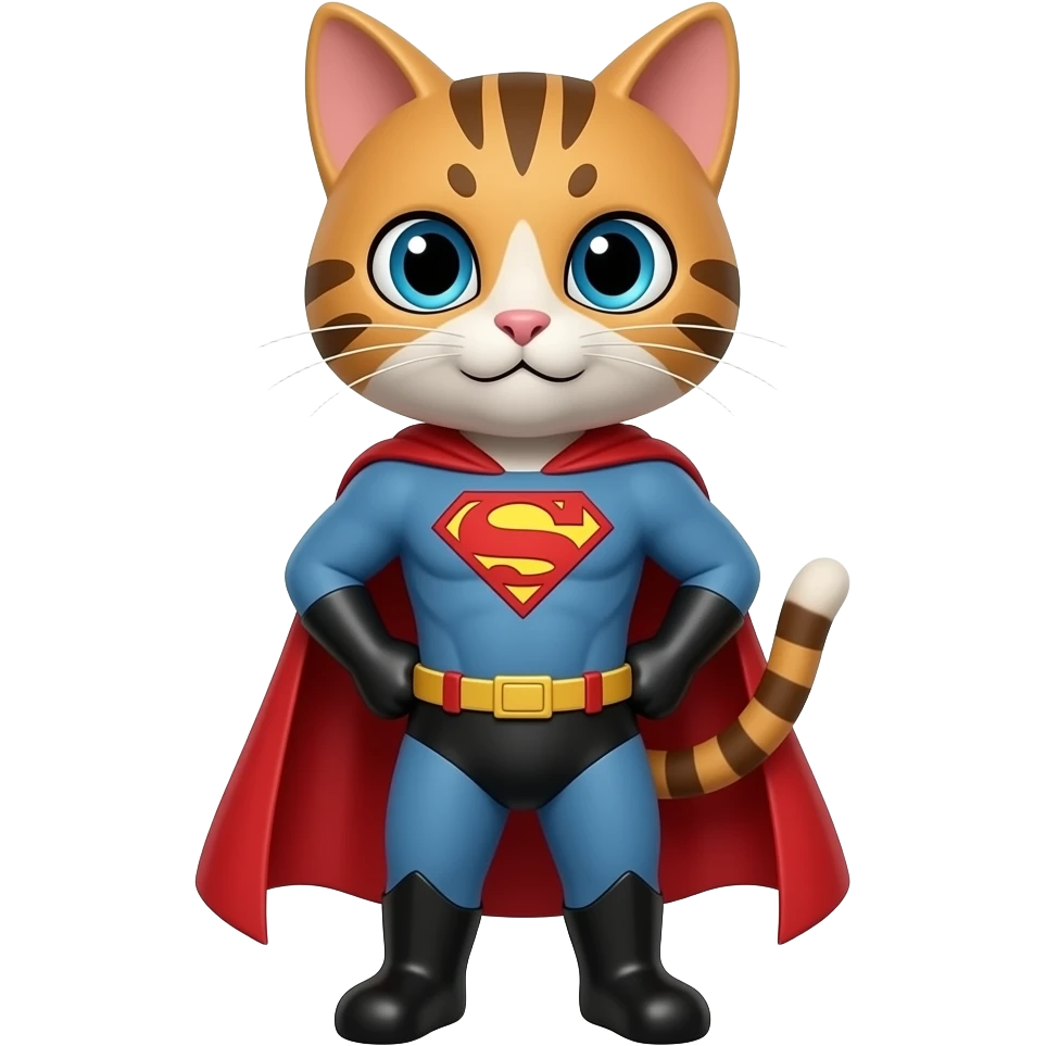 cat superhero emoji