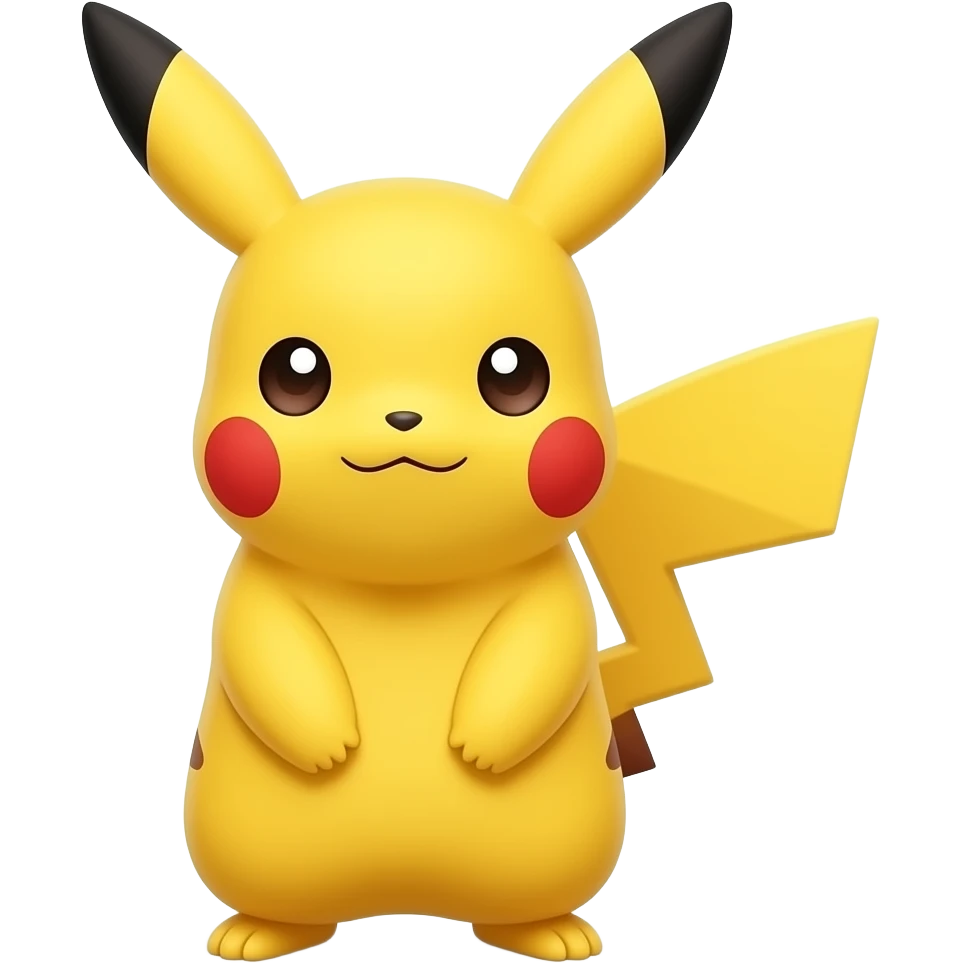 Cute picachu emoji