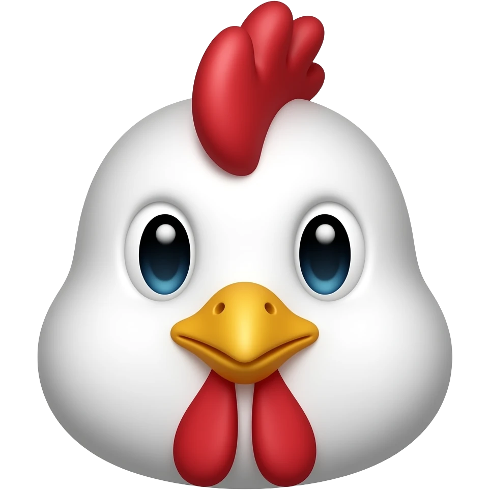 Chicken Face emoji